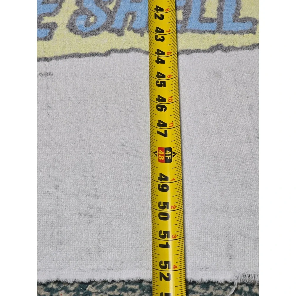 Mirage Studios TMNT Beach Towel Unisex OS‎ White 1989 Kick Some Shell Retro (A)